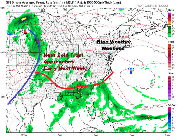 Wind Gusts 2pm Thursday