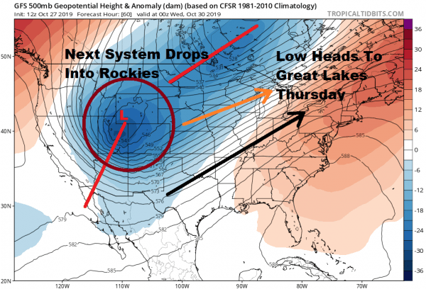 Weather Conditions Improve Another Rain Storm Possible Halloween
