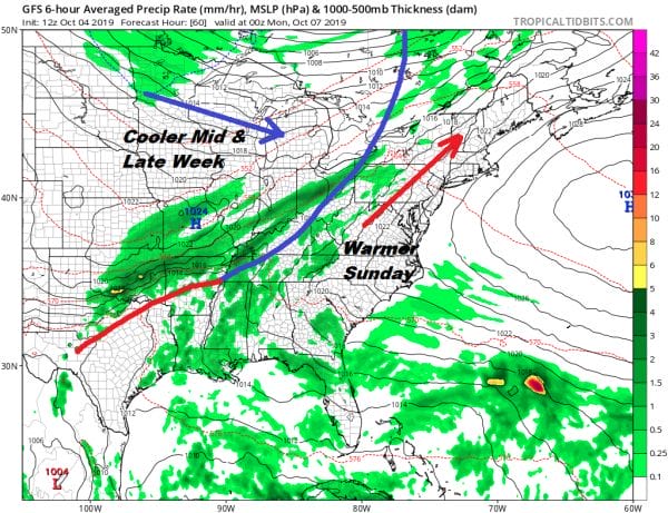 Frosty Weather Night Ahead Inland Good Looking Weekend Showers Late Monday