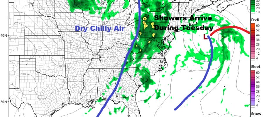 Post Tropical Storm Nestor Moving Northeast Rain Grazes Area Sunday