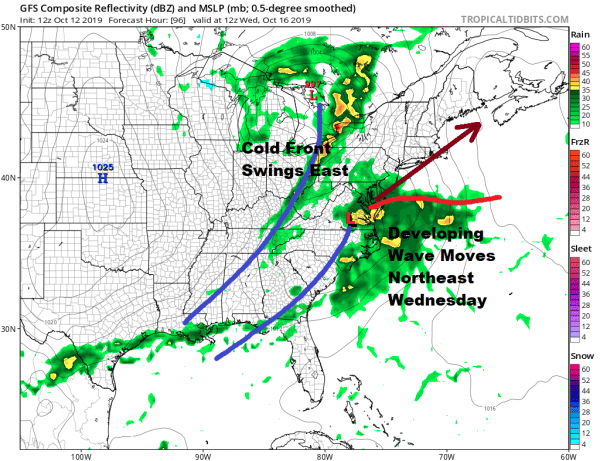 Next Storm System Will Bring Rain Wednesday