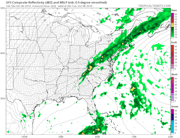 Developing Coastal Storm