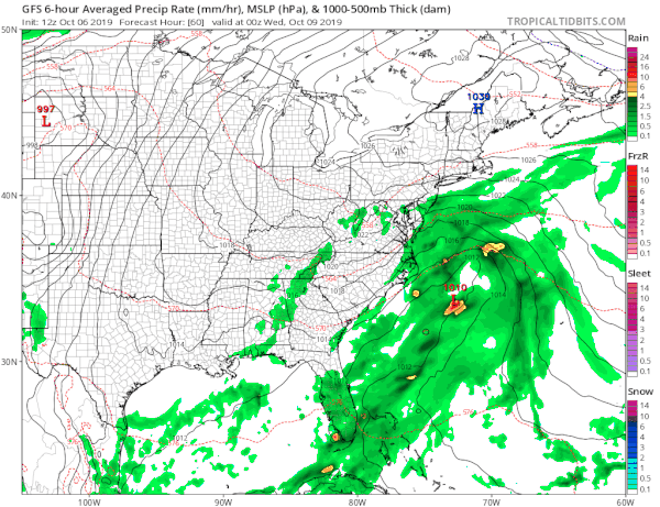 Coastal Subtropical Storm Possible Offshore Later This Week