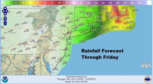 Coastal Flood Warning Long Island New Jersey Shore Wind Advisory Eastern Long Island