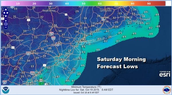 Sunshine Less Wind Today Frost Inland Tonght Nice Saturday Watching Gulf Low Sunday