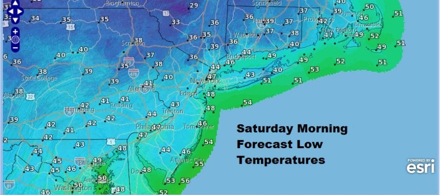 Here Comes Chilly Autumn Air Into the East
