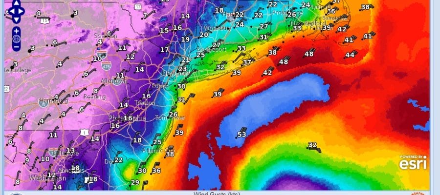 Coastal Storm Wind Rain Coastal Flooding Wednesday Through Friday