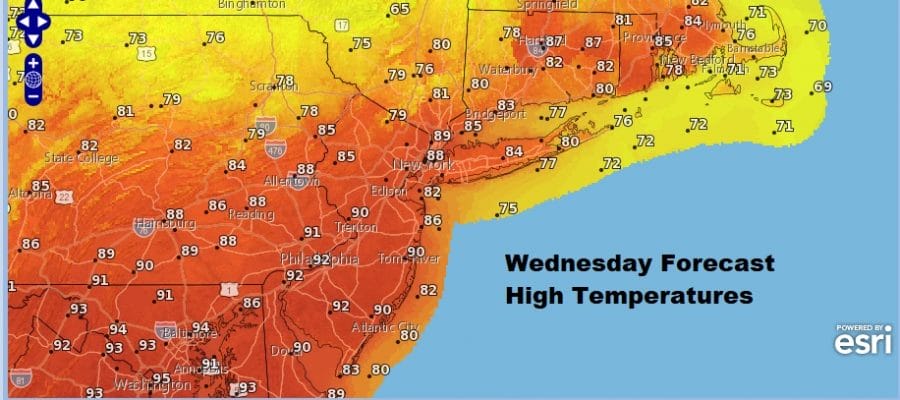 Record Heat Wednesday Before Autumn Cool Down Arrives