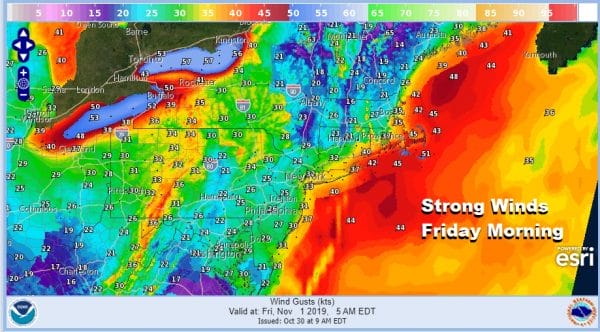 Gloom Doom Showery Heavy Rains Halloween Strong Winds