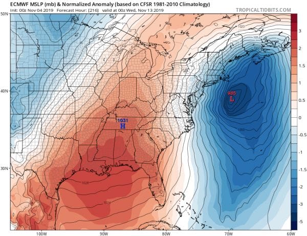 A Look Ahead to The Weekend & Next Tuesday Another System Drops Into the East