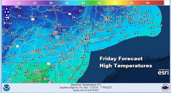 Chilly Dry Mainly Sunny Weekend Colder Pattern Develops Late Next Week