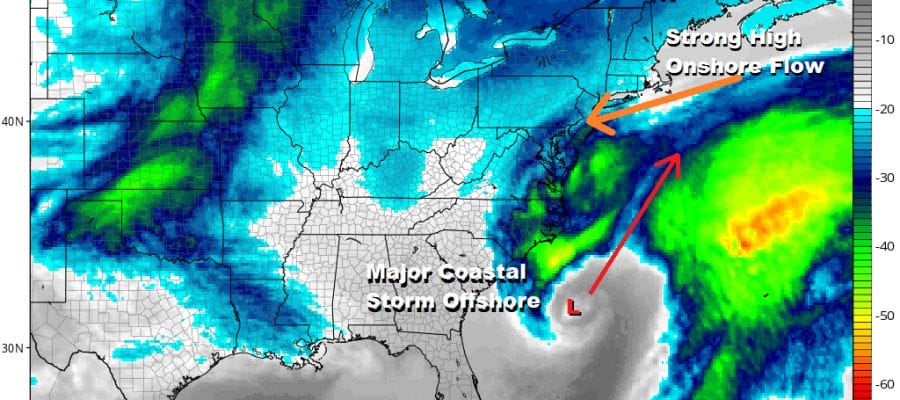 A Cold Weekend & Major Carolina Coastal Storm Highlight Weekend