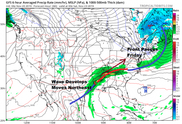 Rain Coming Over The Weekend Thanksgiving Week Weather Outlook