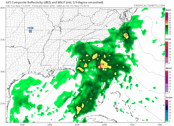 Warmer Air Friday Gives Way to Colder Weekend Coastal Storm Develops Off Carolinas