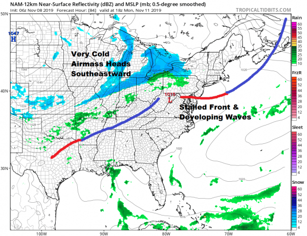 Cold Friday Saturday Warmer Sunday Another Cold Air Mass Next Week