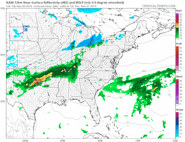Chance For Passing Showers Tuesday Precipitation Thursday Night Very Cold Friday Into Weekend