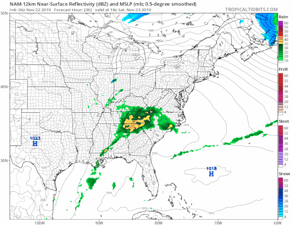 Clouds Showers Today Rain Saturday Night Into Sunday Dry Start Thanksgiving Week