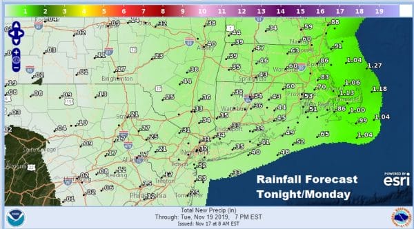 Winter Weather Advisory Northwest New Jersey,  Hudson Valley Orange Sullivan Counties Northward