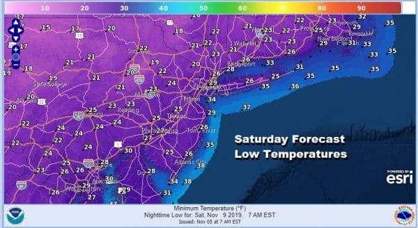 Showers Today Ahead of Cold Front, Rain Late Thursday Before Cold Arrives
