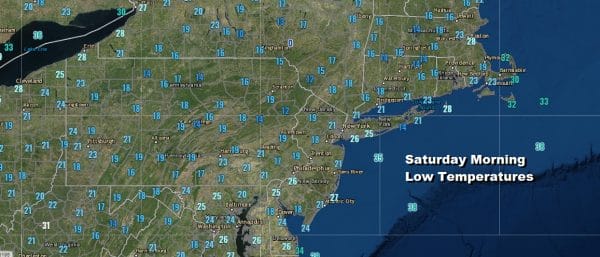 Saturday Sunshine High Clouds Warmer Sunday Monday Arctic Front Tuesday