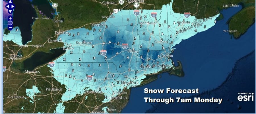 Major Storm Heads East Sunday Monday