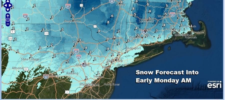 Winter Storm Watch Posted NW New Jersey, Northeast Pennsylvania, Hudson Valley & NW Connecticut