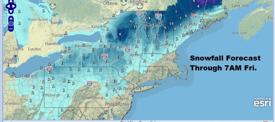 Showers Today Ahead of Cold Front, Rain Late Thursday Before Cold Arrives