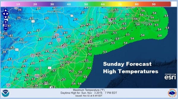 Chilly Dry Mainly Sunny Weekend Colder Pattern Develops Late Next Week