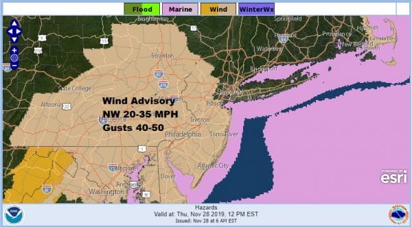 Happy Thanskgiving Wind Advisory Gusts Over 40 MPH Watching Storm For The Weekend