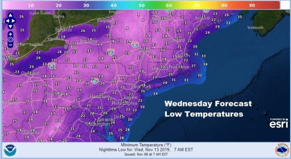 Cold Friday Saturday Warmer Sunday Another Cold Air Mass Next Week