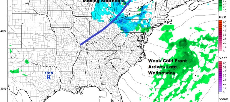Winter Storm Pulling Away From Coast Weather Conditions Improve