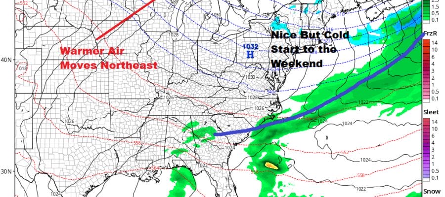 Some Sunshine Gusty Breeze No Major Storms Through The Weekend