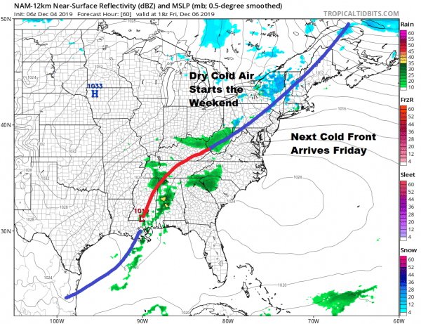 Sprinkle Flurries Breaks of Sunshine No Storms Through The Weekend