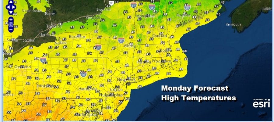 Hanukkah Christmas Calm Slightly Above Average Temperatures No Storms All Week