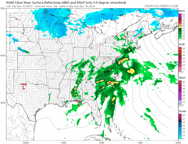Rain Arriving Heavy Overnight into Saturday Morning