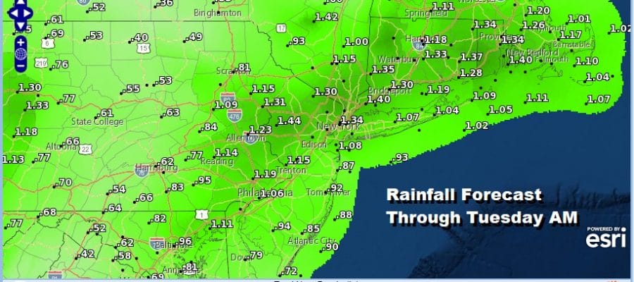 Weekend Underway Sunshine Chilly Warmer Rainy Start to Next Week