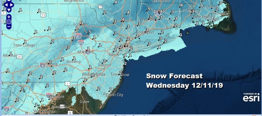 Rainy Night Ahead Before Some Improvement Tuesday Snow 1 to 3 Inches Wednesday