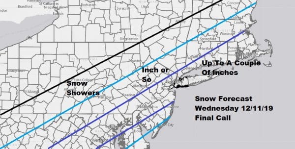 Colder Air Moves In Overnight Some Snow Wednesday Morning
