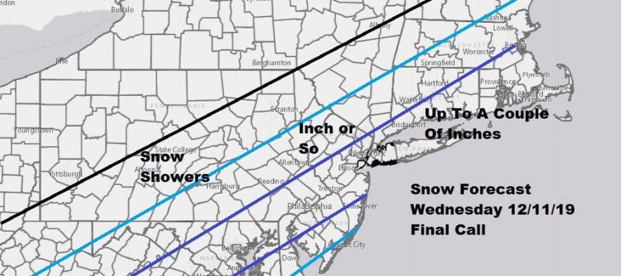 Colder Air Moves In Overnight Some Snow Wednesday Morning