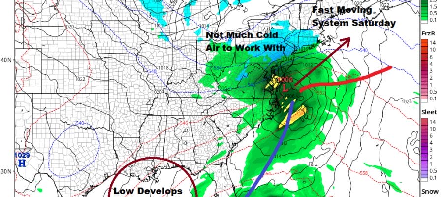 Quiet Week In A Chaotic Weather Pattern Weekend Weather System Uncertainty