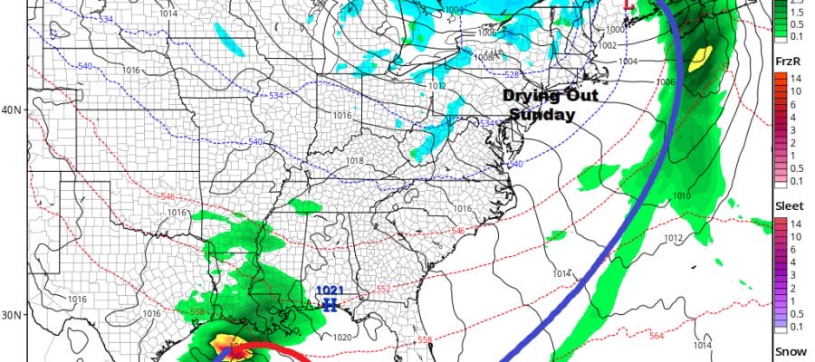 Improving Weather Conditions Ahead Dry Week But Another Storm Threatens Next Weekend