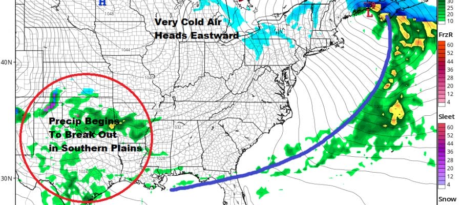 Stepping Down To Colder Late Week Snow Ice Rain Likely Saturday
