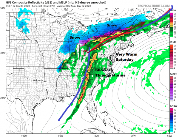 Very Cold Windy Night However Very Warm Springlike Temperatures This Weekend