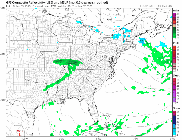 Another Round of Rain Before Colder Drier Air Arrives Sunday