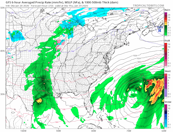 Cold Dry Week Ahead Coastal Low Develops This Weekend