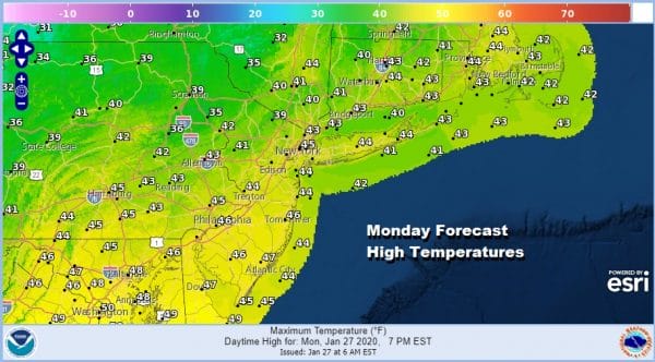 Quiet Mid Winter Weather Weekend Coastal Storm Options Remain Open
