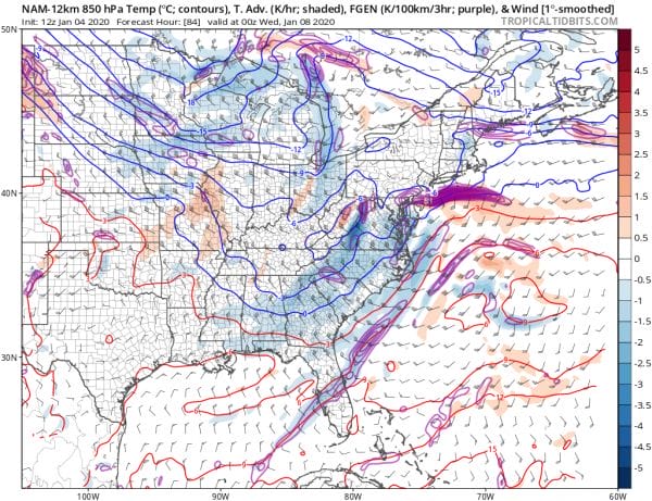 Gloom Gives Way To A Better Sunday, Snow Showers Sunday Night Chance Snow Inland Tuesday