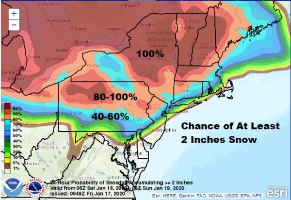 Winter Weather Advisory Northern New Jersey NYC, Hudson Valley Connecticut