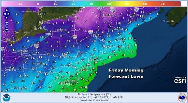 Winter Weather Advisory NE Pennsylvania Catskills & Northern Connecticut
