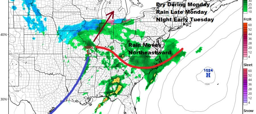 Beautiful Weekend Weather Continues Sunday Rain Returns Early Tuesday